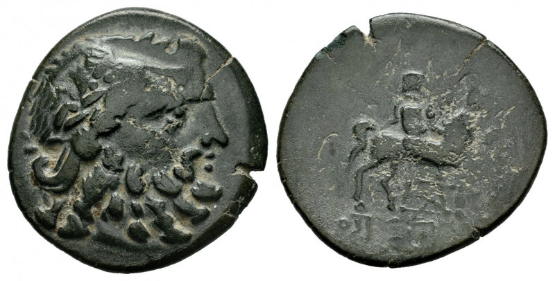 Thrace. Odessos. AE 21. 250-150 BC. (Sng Cop-670). (Sng Black Sea-290). Anv.: La...