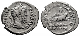 Septimius Severus. Denarius. 202-210 d.C. Rome. (Ric-IV 266). (Bmcre-335). (Rsc-222). Anv.: SEVERVS PIVS AVG, laureate head to right. Rev.: INDVLGENTI...