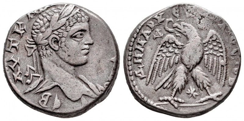Elagabalus. Seleucis and Pieria. Tetradrachm. 219 d.C. Antioch. (Prieur-249 var)...