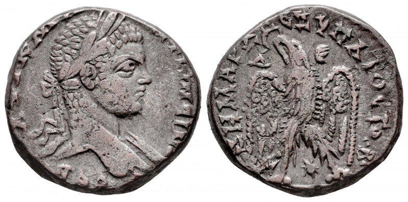 Elagabalus. Seleucis and Pieria. Tetradrachm. 219 d.C. Antioch. (Prieur-249). (M...