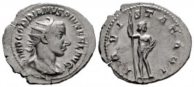 Gordian III. Antoninianus. 241-243 d.C. Rome. (Ric-IV 84). (Rsc-109). Anv.: IMP GORDIANVS PIVS FEL AVG, radiate, draped and cuirassed bust to right. R...