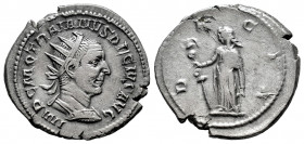 Trajan Decius. Antoninianus. 249-251 d.C. Rome. (Ric-IV 12b). (Rsc-16). Anv.: IMP C M Q TRAIANVS DECIVS AVG, radiate and cuirassed bust to right. Rev....