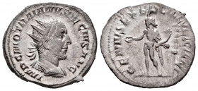 Trajan Decius. Antoninianus. 249-251 d.C. Rome. (Ric-IV 16c). (Rsc-49). Anv.: IMP C M Q TRAIANVS DECIVS AVG, radiate, draped and cuirassed bust to rig...