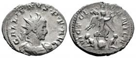 Gallienus. Antoninianus. 258-259 d.C. Lugdunum. (Ric-V 1.49). (Rsc-1062). (Mir-874I). Anv.: GALLIENVS P F AVG, radiate, draped and cuirassed bust righ...