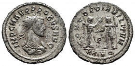 Probus. Antoninianus. 276-282 d.C. Cyzicus. (Ric-908). Rev.: CONCORDIA MILITVM / P /XXI MC. Victory standing right, holding wreath and palm branch. Em...