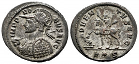 Probus. Antoninianus. 278-280 d.C. Rome. (Spink-11953). (Ric-157). Rev.: ADVENTVS AVG. Emperor on horseback marching to the left, holding scepter and ...
