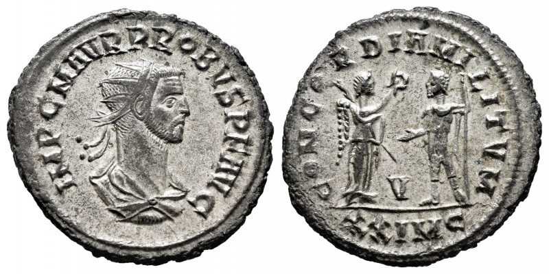 Probus. Antoninianus. 280 d.C. Cyzicus. (Spink-11968). (Ric-908). Rev.: CONCORDI...