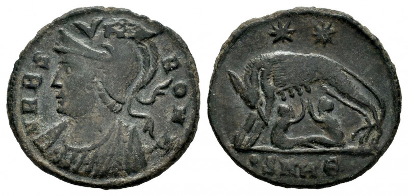 Constantinus I. Follis. 330-335 d.C. Heraclea. Serie conmemorativa. (Ric-114). A...