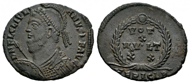 Julian II Apostata. Follis. 361-363 d.C. Heraclea. (Ric-106). (LRBC-1909). Anv.:...