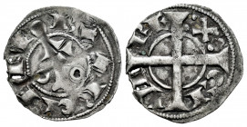 The Crown of Aragon. Alfonso I of Aragón (1162-1196). Dinero. Barcelona. (Cru-296). Ve. 0,92 g. Almost VF/VF. Est...40,00. 

Spanish description: Co...