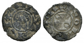 Kingdom of Castille and Leon. Alfonso I (1109-1126). Meaja. Toledo. (Bautista-41 var). (Imperatrix-A8:29.3 como Alfonso VIII). Anv.: ANFVS RIX. Ve. 0,...