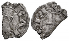 Kingdom of Castille and Leon. Alfonso VII (1126-1157). Segovia. (Bautista-No cita). (Abm-No cita). Anv.: + (S) VCAIA (CIV). Bust crowned on the left w...