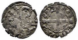 Kingdom of Castille and Leon. Alfonso IX (1188-1230). Dinero. Without mint mark. (Bautista-214). Ve. 0,88 g. Choice F/Almost VF. Est...35,00. 

Span...