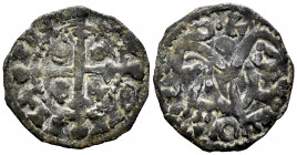 Kingdom of Castille and Leon. Alfonso IX (1188-1230). Dinero. No mint mark. (Bautista-240). Ve. 0,75 g. Choice VF. Est...35,00. 

Spanish descriptio...