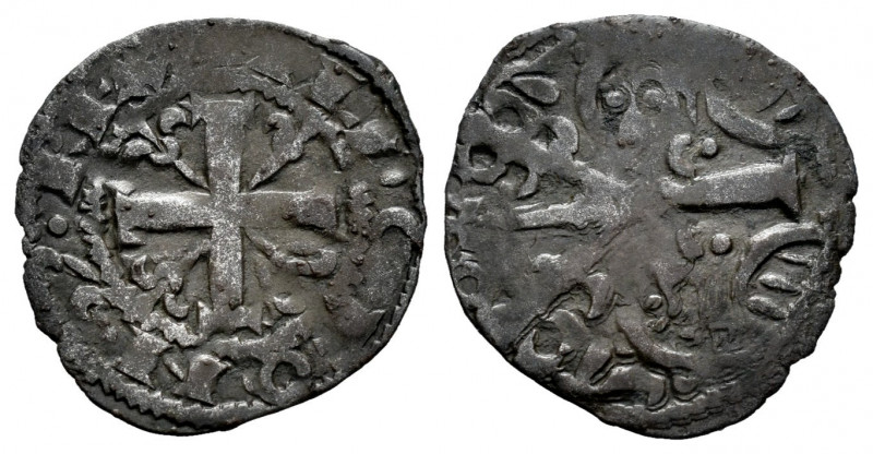 Kingdom of Castille and Leon. Alfonso IX (1188-1230). Dinero. (Bautista-247). Ve...