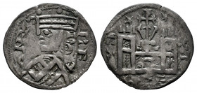 Kingdom of Castille and Leon. Alfonso VIII (1158-1214). Dinero. Mintmark: Stars. (Bautista-312). Ve. 0,71 g. Delicate patina. Choice VF. Est...60,00. ...
