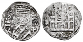 Kingdom of Castille and Leon. Alfonso VIII (1158-1214). Dinero. Calahorra (La Rioja). (Bautista-314 var). (Imperatrix-A8:36.6). Rev.: Legend CAS TE LA...