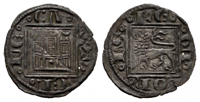 Kingdom of Castille and Leon. Alfonso X (1252-1284). Obol. (Bautista-418). Ve. 0...