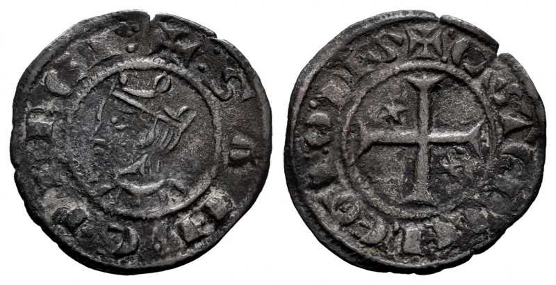 Kingdom of Castille and Leon. Sancho IV (1284-1295). Seisen or Meaja Coronada. M...