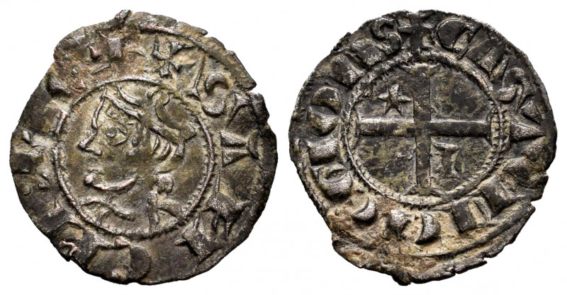 Kingdom of Castille and Leon. Sancho IV (1284-1295). Seisen or Meaja Coronada. L...