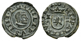 Philip IV (1621-1665). 2 maravedis. 1663. Cuenca. CA. (Cal-130). (Jarabo-Sanahuja-M219). Ae. 0,45 g. XF/Almost XF. Est...30,00. 

Spanish descriptio...
