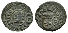 Philip IV (1621-1665). 2 maravedis. 1661. Segovia. S. (Cal-161). (Jarabo-Sanahuja-M578). Ae. 60,00 g. VF/Choice VF. Est...35,00. 

Spanish descripti...