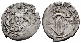 Philip IV (1621-1665). Dieciocheno. 1624. Valencia. (Cal-813). Ag. 2,24 g. Without value. VF. Est...30,00. 

Spanish description: Felipe IV (1621-16...