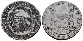 Ferdinand VI (1746-1759). 8 reales. 1758. México. (MM). (Cal-494). Ag. 26,41 g. Welding on obverse. Almost F/Choice F. Est...60,00. 

Spanish descri...