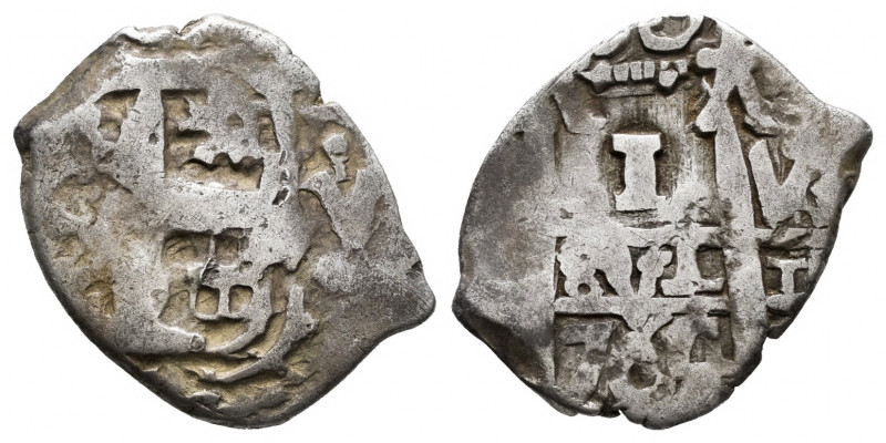 Charles III (1759-1788). 1 real. 1764. Potosí. V. (Cal-453). Ag. 3,12 g. Choice ...