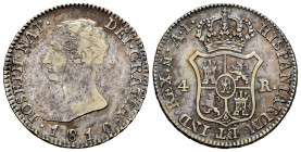 Joseph Napoleon (1808-1814). 4 reales. 1811. Madrid. AI. (Cal-15). Ag. 5,99 g. Almost VF/VF. Est...40,00. 

Spanish description: José Napoleón (1808...