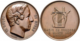 Ferdinand VII (1808-1833). Medal. (Cano Cuesta-114). Ae. 37,93 g. Duque de Rivas. Grabador: Fernández Pescador. 42 mm. XF. Est...35,00. 

Spanish de...