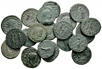 Lot of 20 coins of the Roman Empire. Antoninian and Follis of the following emperors: Diocletian, Licinius, Maximian, Gallienus, Claudius II and Aurel...