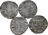 Lot of 4 medieval coins of Alfonso XI; Cornado Toledo (2), Novén Toledo (1) and Novén Burgos (1). TO EXAMINE. Almost VF/Choice VF. Est...75,00. 

Sp...