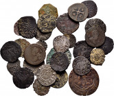 Lot of 29 medieval coins. TO EXAMINE. F/Almost VF. Est...150,00. 

Spanish description: Lote de 29 piezas medievales. A EXAMINAR. BC/MBC-. Est...150...