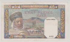 Algeria
100 Francs, 2.11.1942, F.1422 602, P88, BNB B131b, VF

Estimate: 30-60