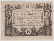 Austria
10 Kreuzer, 1.11.1860, Ser.G, with watermark, PA93a, VF

Estimate: 40-80