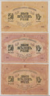 Azerbaijan
250 Roubles, 1919, Ser.I DA 0730, P6a, BNB B204a, VF;
250 Roubles, 1919, Ser.III BN 2230, P6a, BNB B204c, VF;
250 Roubles, 1919, Ser.V A...