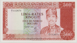 Brunei
500 Ringgit, 1979, A/1 112671, P11a, BNB B111a, UNC

Estimate: 750-900