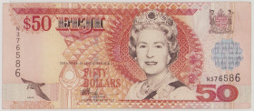 Fiji 50 Dollars, ND (2002), N 376586, P108a, BNB B519a, VF

Estimate: 40-60