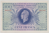 France 100 Francs, 2.10.1943, PN267,398, minor dirt on reverse, P105a, VF

Estimate: 80-120
