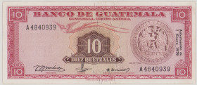 Guatemala 10 Quetzales, 7.1.1970, A 4840939, P54f, BNB B538c, VF

Estimate: 60-120