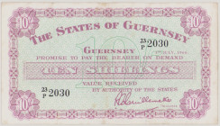 Guernsey 10 Shillings, 1.7.1966, 23P 2030; P42c, BNB B147q, VF

Estimate: 25-40