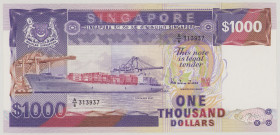 Singapore 1000 Dollars, no date, A/6 313937, P25b, BNB B126b, UNC

Estimate: 1800-2200