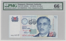 Singapore 50 Dollars, no date, 4MH 270510, P49f, BNB B205f, UNC, PMG 66 EPQ

Estimate: 80-100