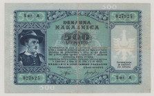 Slovenia 500 Lir, 14.9.1944, Ser.A 027825, PR8, BNB B108a, VF

Estimate: 300-400
