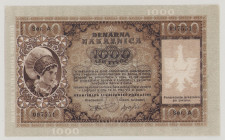 Slovenia 1000 Lir, 14.9.1944, Ser.A 097551, PR9, BNB B109a, EF/AU

Estimate: 600-800