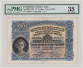 Switzerland 100 Franken, 23.11.1927, Sign. 15, 5S 093447; P35d, BNB B315d, VF, PMG 35

Estimate: 120-180