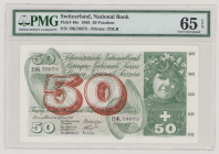 Switzerland 50 Franken, 21.1.1965, Sign.40, 19K 79973, P48e, BNB B333h, UNC, PMG 65 EPQ

Estimate: 120-180