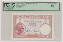 Tahiti 5 Francs, ND, sign.Borduge-Baudoin, B.88 524, P11c, BNB B307d, AU, PCGS 58

Estimate: 80-100