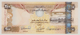 United Arab Emirates 200 Dirhams; 2008, 038993587, P31b, BNB B241a, UNC

Estimate: 80-120